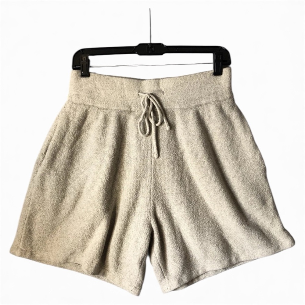 Abercrombie & Fitch Soft A&F Sweater Shorts Beige Size Small